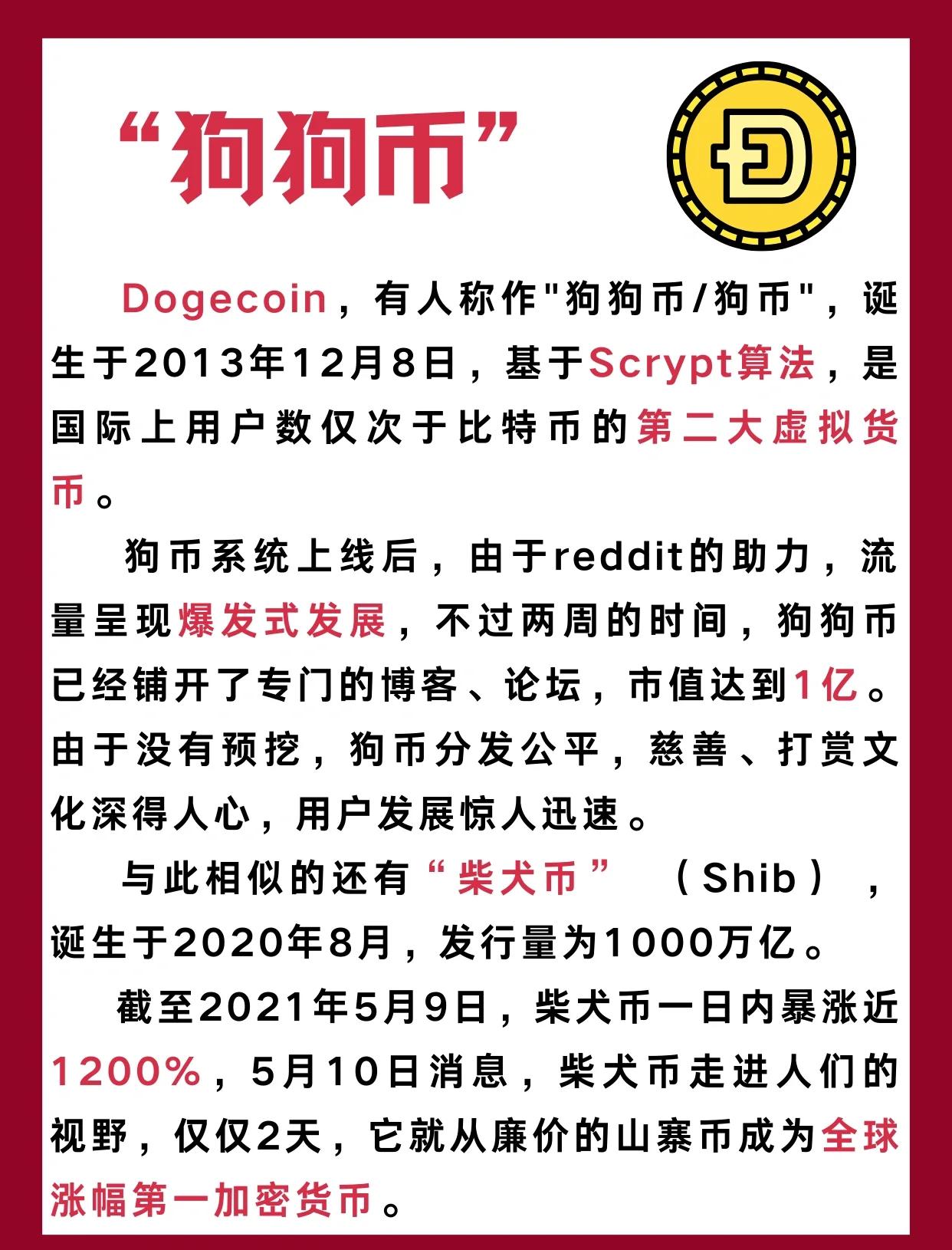 狗狗币暴涨(狗狗币暴涨了多少倍)